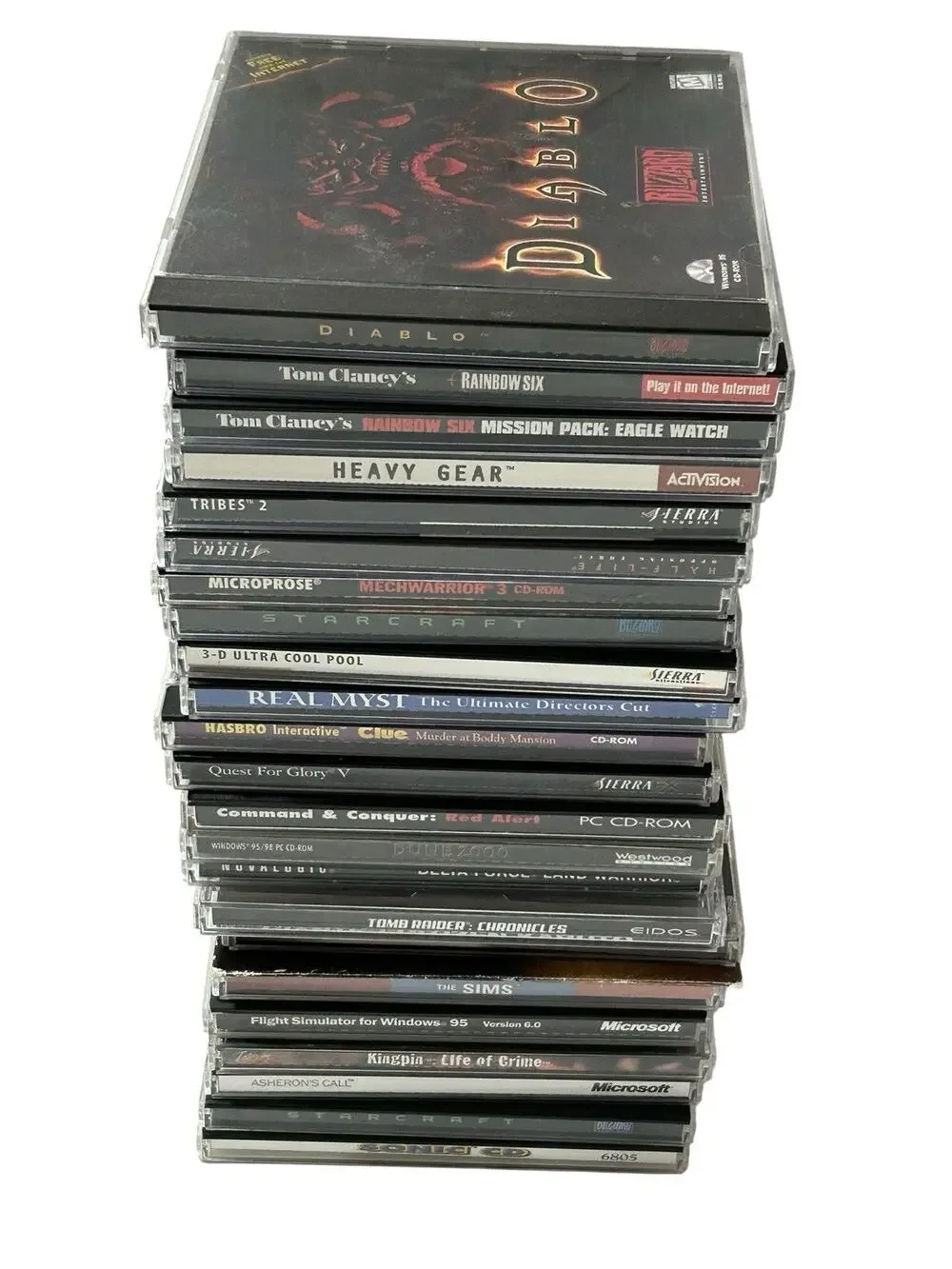 Vintage Pc Computer Game (Lot of 24) Y2K Rare